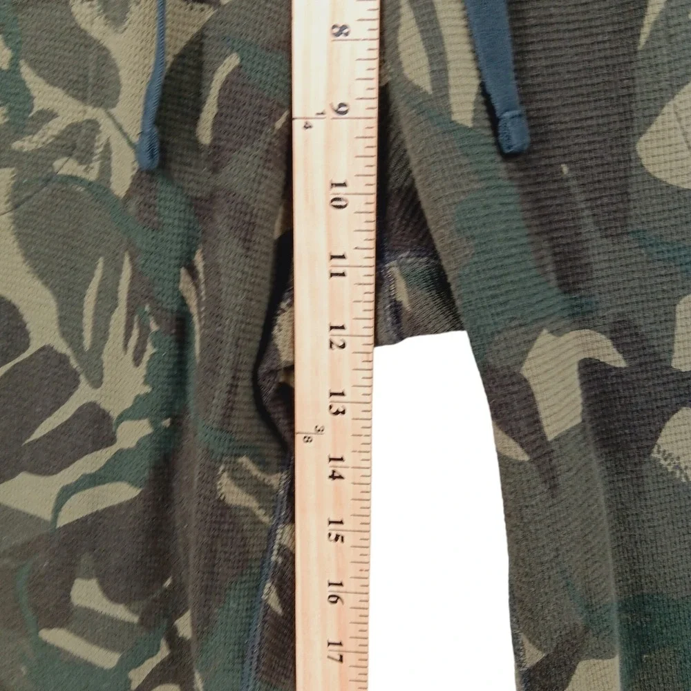Polo Ralph Lauren Jogger Pants‎ Mens Large 33x28 Camo Waffle Knit Lounge Sleep